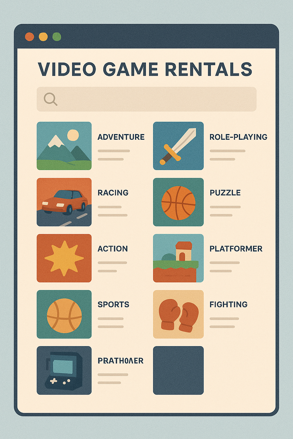 Game Rental System